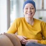 Image of a cancer battling women who exposed to radiation from nuclear test